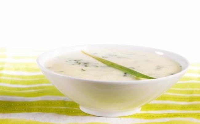 Salsa de crema agria y queso azul